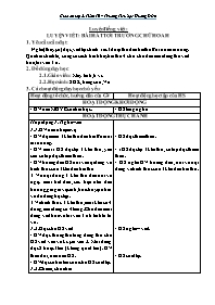 Giáo án Luyện Tiếng Việt 2 - Tuần 10 - Trường