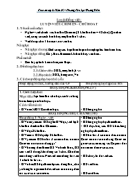 Giáo án Luyện Tiếng Việt 2 - Tuần 23 - Trường