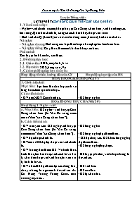Giáo án Luyện Tiếng Việt 2 - Tuần 32 - Trường