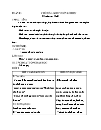 Giáo án Mĩ thuật 2 - Tuần 13-16