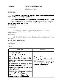 Giáo án Mĩ thuật 2 - Tuần 31-35