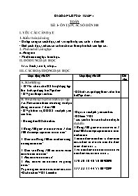 Giáo án môn Toán + Tiếng Việt 2 - Tuần 1