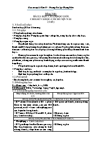 Giáo án Tiếng Việt 2 - Tuần 11, Bài 11: Học c