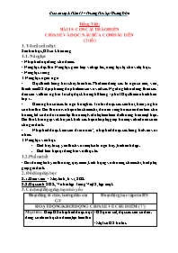 Giáo án Tiếng Việt 2 - Tuần 15, Bài 15: Con c