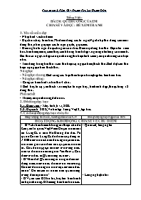 Giáo án Tiếng Việt 2 - Tuần 30, Bài 30: Quê h