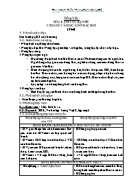 Giáo án Tiếng Việt 2 - Tuần 4, Bài 4; Em yêu 