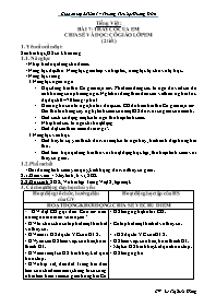 Giáo án Tiếng Việt 2 - Tuần 7, Bài 7: Thầy cô