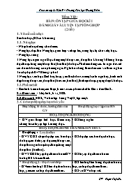 Giáo án Tiếng Việt 2 - Tuần 9, Bài 9: Ôn tập 