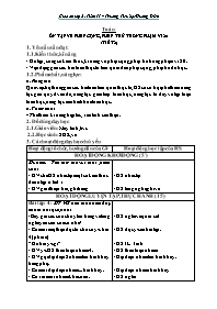 Giáo án Toán 2 - Tuần 17 - Trường Tiểu học Hư