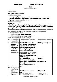 Giáo án Toán 2 - Tuần 18 - Phạm Thị Liễu
