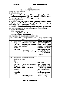 Giáo án Toán 2 - Tuần 7 - Phạm Thị Liễu