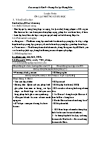 Giáo án Toán 2 - Tuần 9 - Trường Tiểu học Hươ
