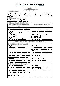 Giáo án Toán Lớp 2 - Tuần 11 - Trường Tiểu họ