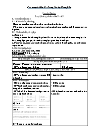 Giáo án Toán Lớp 2 - Tuần 23 - Trường Tiểu họ