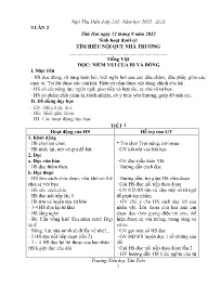 Giáo án Toán + Tiếng Việt 2 - Tuần 2 - Năm họ