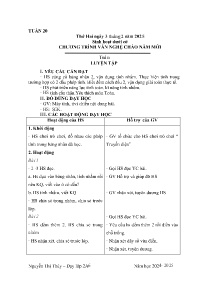 Giáo án Toán + Tiếng Việt 2 - Tuần 20 - Năm h