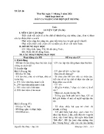 Giáo án Toán + Tiếng Việt 2 - Tuần 26 - Năm h