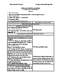 Giáo án Tự nhiên xã hội 2 - Tuần 24 - Trường