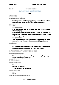 Giáo án Tự nhiên xã hội 2 - Tuần 8, Bài 7: An