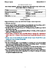 KHBD GDTC lớp 2 năm học 2026-2027 - Tuần 1 (T