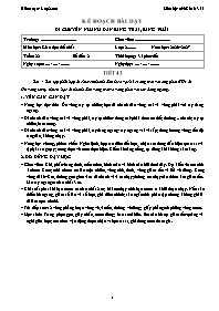 KHBD GDTC lớp 2 năm học 2026-2027 - Tuần 22 (