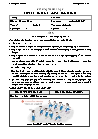 KHBD GDTC lớp 2 năm học 2026-2027 - Tuần 27 (