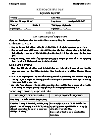 KHBD GDTC lớp 2 năm học 2026-2027 - Tuần 7 (T
