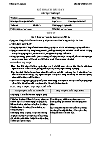 KHBD GDTC lớp 2 năm học 2026-2027 - Tuần 9 (T