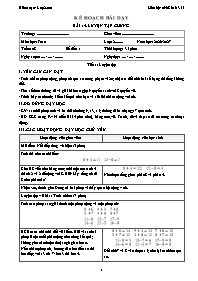 KHBD Toán lớp 2 năm học 2026-2027 - Tuần 8 (T